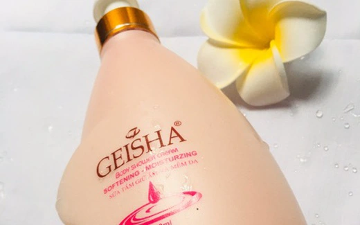 Thu hồi, tiêu hủy lô sữa tắm Geisha không đạt chất lượng