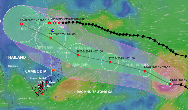Bão số 9 Ragasa chiều nay đổ bộ Quảng Ninh, bão Bualoi mạnh lên cấp 12