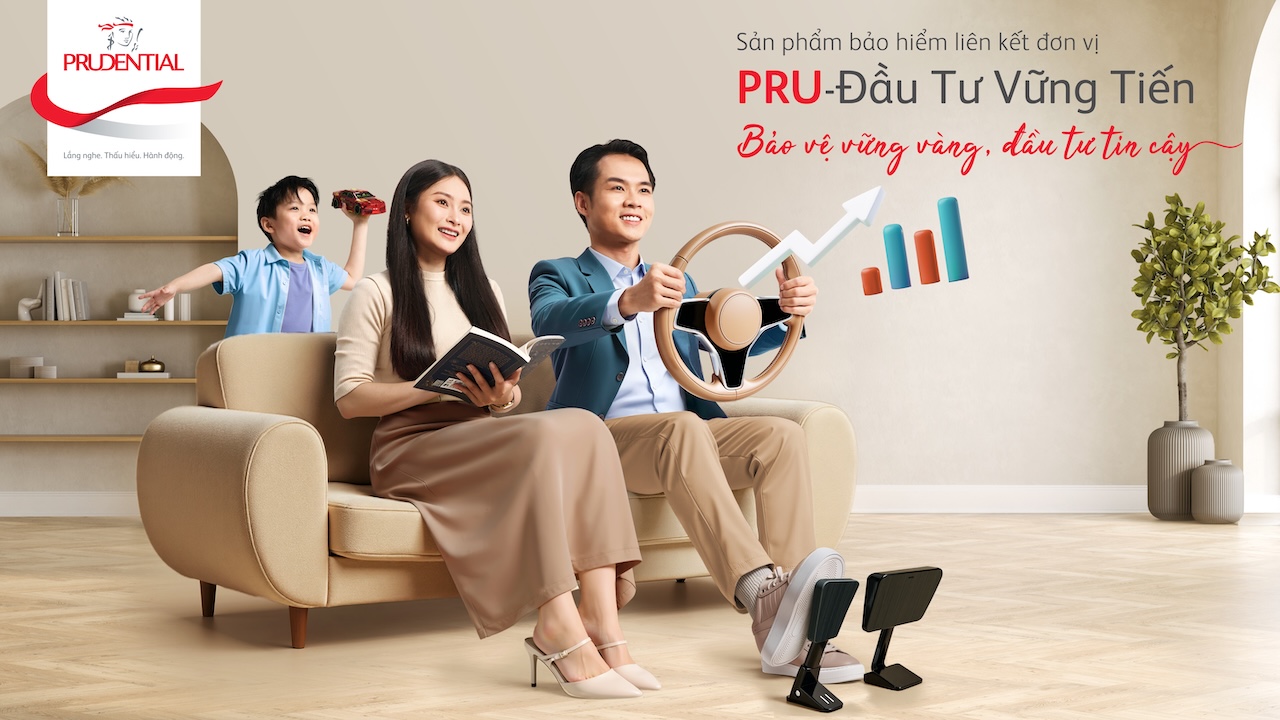 Prudential Việt Nam chính thức ra mắt  Sản phẩm bảo hiểm liên kết đơn vị PRU-ĐẦU TƯ VỮNG TIẾN: Đầu tư trách nhiệm, Bảo vệ vững vàng, Sống trọn yên tâm