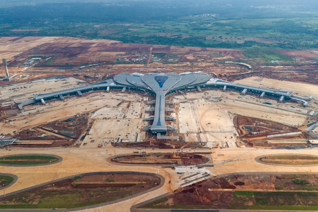 Toàn cảnh sân bay Long Thành trước ngày đón chuyến bay đầu tiên