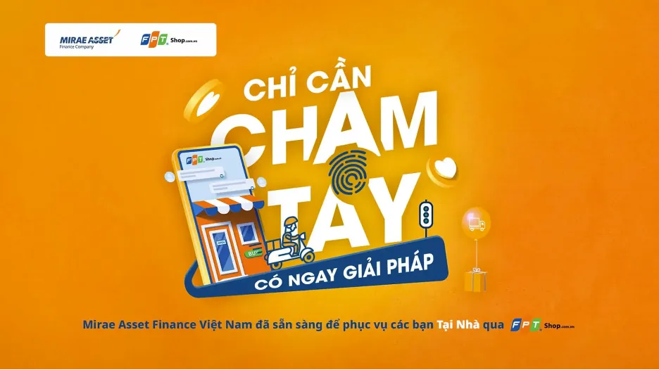 Sở hữu iPhone 16 Series dễ dàng với giải pháp trả góp 0% từ Tài chính Mirae Asset tại FPT Shop