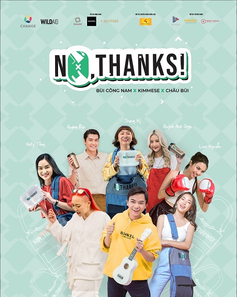 Nhiều nghệ sĩ Việt lan tỏa thông điệp nói không với nhựa dùng một lần