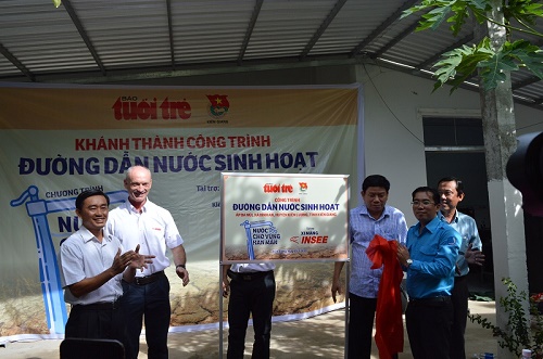 64 hộ dân tại ấp Ba Núi, xã Bình An, huyện Kiên Lương, tỉnh Kiên Giang đã có nguồn nước sạch
