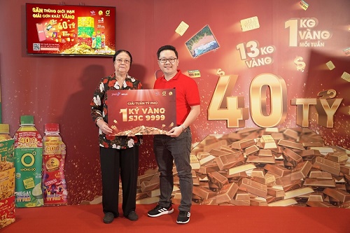 Mega1 công bố chủ nhân 1 kg vàng đầu tiên, đường đua “Săn thùng trúng vàng” đang nóng lên