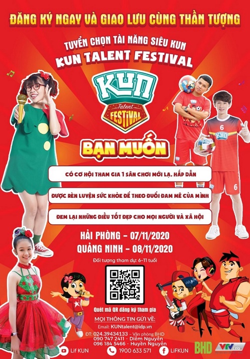 KHỞI ĐỘNG TUYỂN CHỌN TÀI NĂNG SIÊU KUN TRÊN CẢ NƯỚC