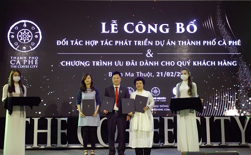 Dự án Thành phố Cà phê thu hút các đối tác hàng đầu thế giới