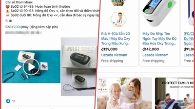 Máy đo oxy giá bèo nhan nhản 