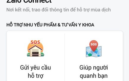 50.000 điểm cung cấp thực phẩm trên Zalo Connect