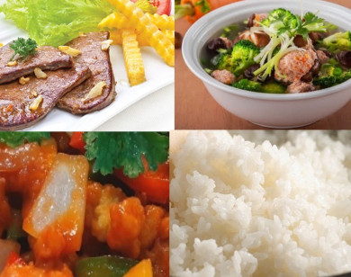 Thực đơn cơm chiều: Món tuyệt ngon