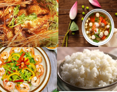 hực đơn cơm chiều: Món ăn tuyệt vời ai cũng thích
