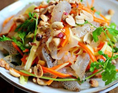 2 công thức làm nộm sứa cực ngon