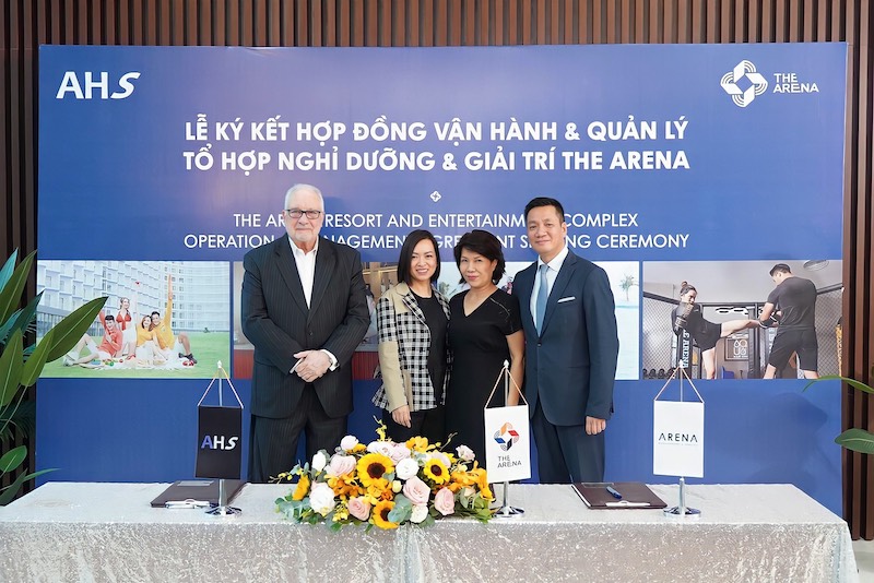 Tập đoàn AHS độc quyền quản lý & vận hành toàn bộ Tổ hợp Nghỉ dưỡng & Giải trí The Arena