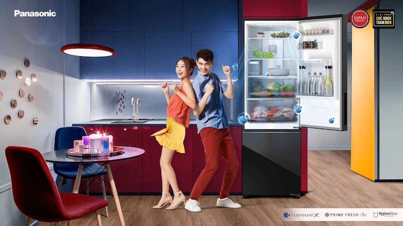 Panasonic ra mắt dòng tủ lạnh hai cánh mới nhất được tích hợp công nghệ sạch khuẩn tiên tiến nhất nanoe™ X nhân dịp Tết Quý Mão 2023.