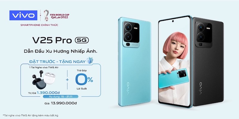 Đoàn Văn Hậu, DJ Mie và Denis Đặng tung loạt ảnh “Cuốn không thể cản” qua camera V25 Pro