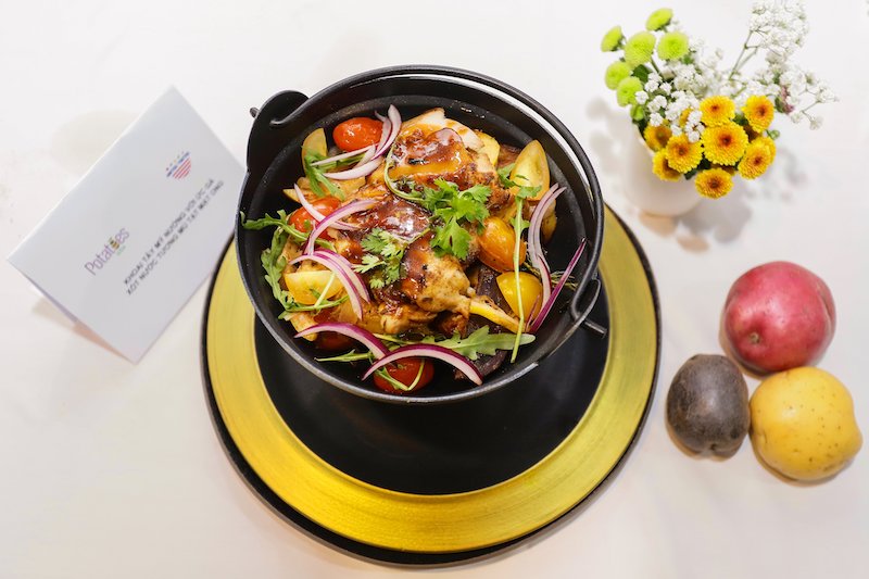 Biến hóa nhiều món ngon từ khoai tây Mỹ cùng “siêu đầu bếp” Lê Xuân Tâm