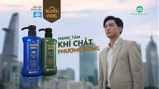 Nguyên Vương Sảng Khoái - Dầu gội dược liệu cho nam phù hợp da đầu dầu nhờn, gàu ngứa