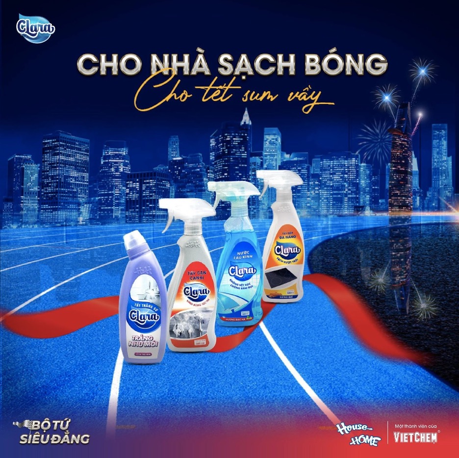 Sạch bong sáng bóng trong những ngày Tết đoàn viên cùng bộ tứ siêu đẳng