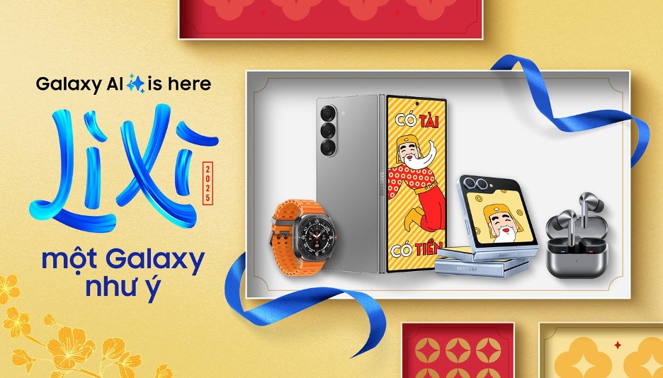 Sắc xuân hòa cùng công nghệ: “Galaxy AI is here - Lì xì một Galaxy như ý”, mừng mùa Tết Việt tinh hoa