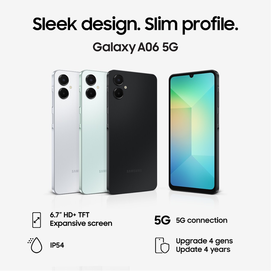 Samsung Galaxy A06 5G: Trải nghiệm kết nối mạnh mẽ và bảo mật hàng đầu